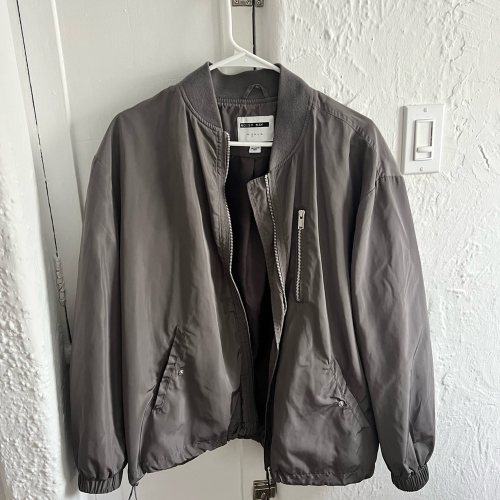 Charcoal Bomber Jacket